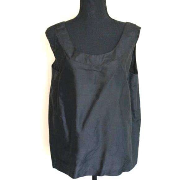 Alexandra Tops - Alexandra Thai 100% Silk Black Dress Tank Top Ladies